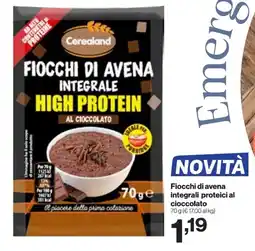 In'S Mercato Fiocchi di avena integrali proteici al cioccolato offerta
