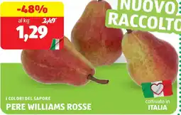 ALDI I colori del sapore pere williams rosse offerta