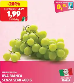ALDI Regione che vai uva bianca senza semi offerta