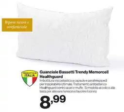 In'S Mercato Guanciale Bassetti Trendy Memorcell Healthguard offerta