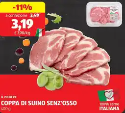 ALDI Il podere coppa di suino senz'osso offerta