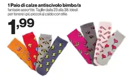 In'S Mercato 1 Paio di calze antiscivolo bimbo/a offerta