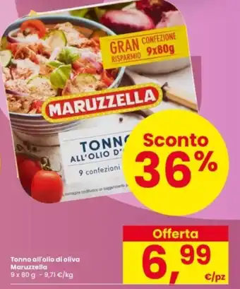 Interspar Tonno all'olio di oliva Maruzzella offerta