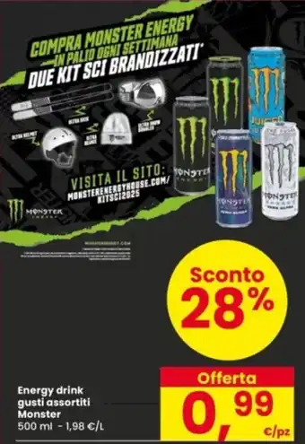 Interspar Energy drink Monster offerta