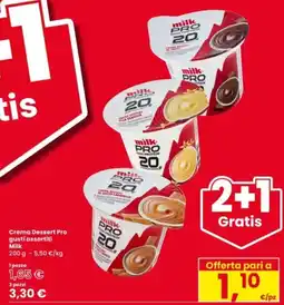 Interspar Crema Dessert Pro Milk offerta