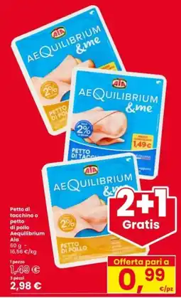 Interspar Petto di tacchino o petto di pollo Aequilibrium Aia offerta