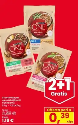 Interspar Crocchette per cane Mini/Small Purina One offerta