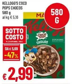 IperFamila Kellogg's coco pops chocos offerta