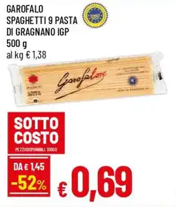 IperFamila Garofalo spaghetti 9 pasta di gragnano igp offerta