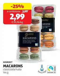ALDI Gourmet macarons offerta