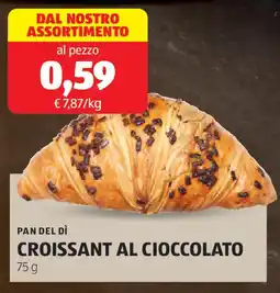 ALDI PAN DEL DÌ CROISSANT AL CIOCCOLATO offerta