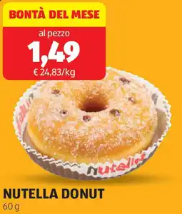 ALDI Nutella donut offerta