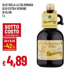 IperFamila Olio viola la colombara olio extra vergine di oliva offerta