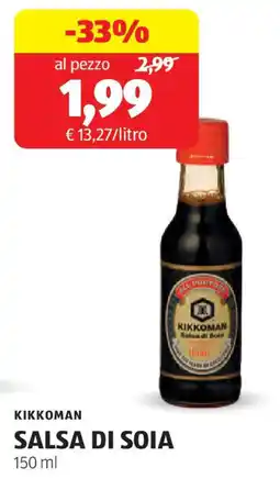 ALDI Kikkoman salsa di soia offerta
