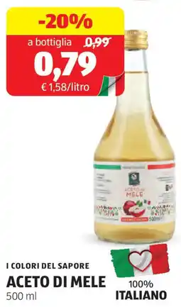 ALDI I colori del sapore acetoa mele offerta