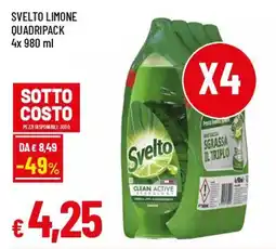 IperFamila Svelto limone quadripack offerta