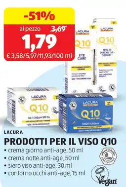 ALDI Lacura prodotti per il viso q10 offerta