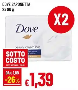 IperFamila Dove saponetta offerta