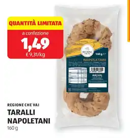 ALDI Regione che vai tarali napoletani offerta