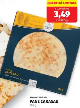 ALDI Regione che vai pane carasau offerta
