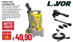 IperFamila Lavor idropulitrice lavorwash run offerta