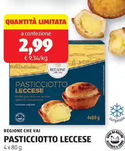 ALDI Regione che vai pasticciotto leccese offerta