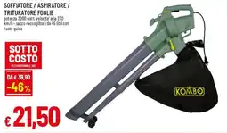 IperFamila Soffiatore / aspiratore/ trituratore foglie offerta
