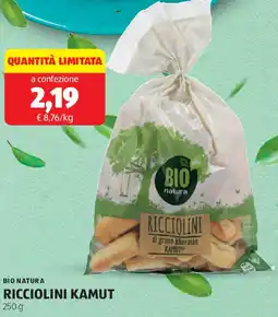 ALDI Bio natura ricciolini kamut offerta