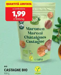 ALDI Bio castagne bio offerta