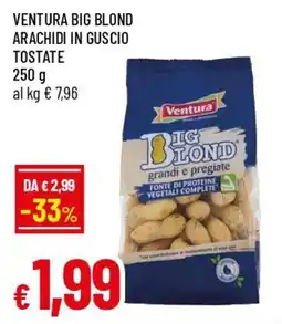 IperFamila Ventura big blond arachidi in guscio tostate offerta