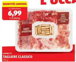 ALDI Amoretti tagliere classico offerta