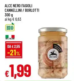 IperFamila Alce nero fagioli cannellini / borlotti offerta
