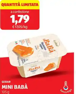 ALDI Gebar mini babà offerta