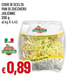 IperFamila Cuor di scelta pan di zucchero julienne offerta
