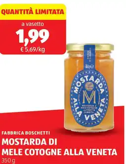 ALDI Fabbrica boschetti mostarda di mele cotogne alla veneta offerta