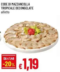 IperFamila Code di mazzancolla tropicale decongelate offerta
