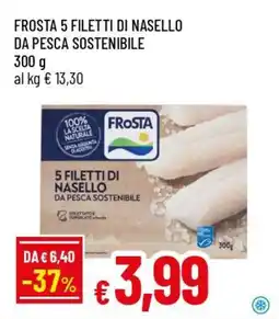 IperFamila Frosta 5 filetti di nasello da pesca sostenibile offerta