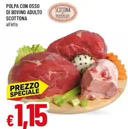 IperFamila Polpa con osso di bovino adulto scottona offerta