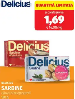 ALDI Delicius sardine offerta