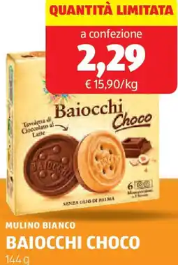 ALDI Mulino bianco baiocchi choco offerta