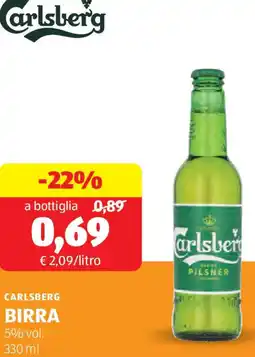 ALDI Carlsberg birra offerta