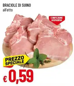 IperFamila Braciole di suino offerta