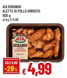 IperFamila Aia durango alette di pollo arrosto offerta