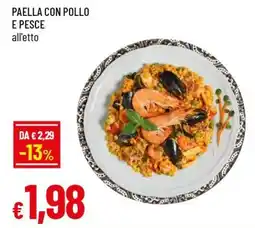 IperFamila Paella con pollo e pesce offerta