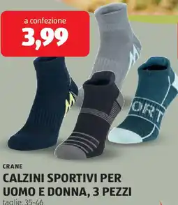ALDI Crane calzini sportivi per uomo e donna offerta