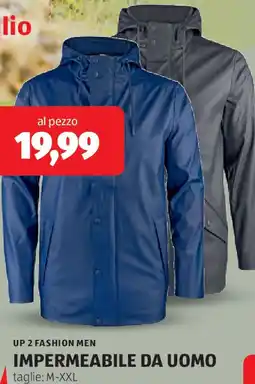 ALDI Up 2 fashion men impermeabile da uomo offerta