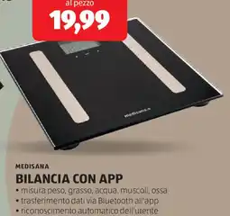 ALDI Medisana bilancia con app offerta
