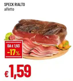 IperFamila Speck rialto offerta