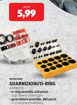 ALDI Workzone guarnizioni/o-ring offerta