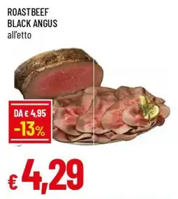 IperFamila Roast beef black angus offerta